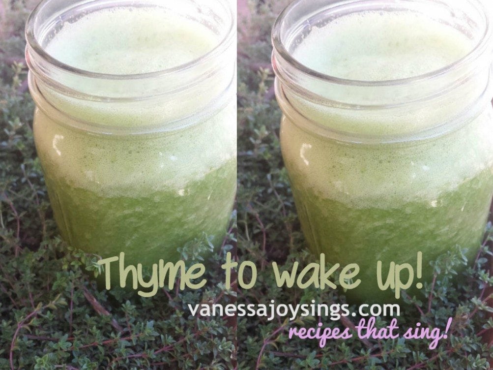 Thyme to Wake up Smoothie - Vanessa Joy